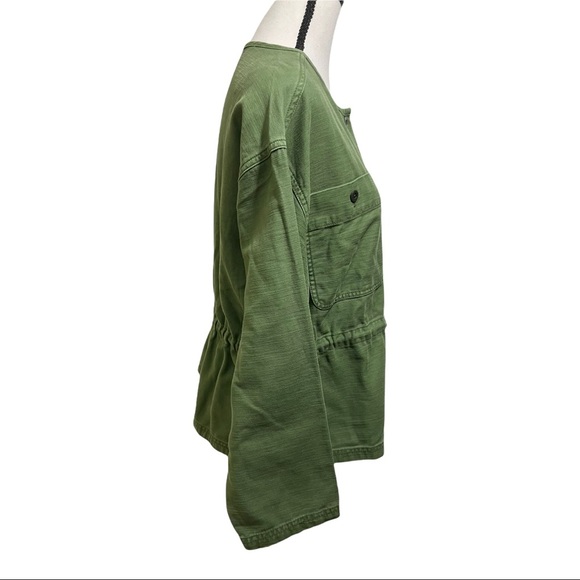Madewell Claremont drawstring jacket. Size medium. Style AL889. Military… - Picture 5 of 10